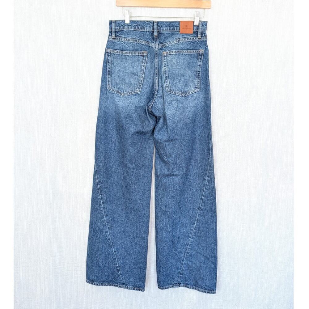 Anine Bing Brie Jeans Womens 27 Blue Denim High-rise Wide Leg - Picture 3 of 11